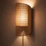 Laser Cut Plywood Wall Lamp – Premium MDF Wooden Wall Light Décor