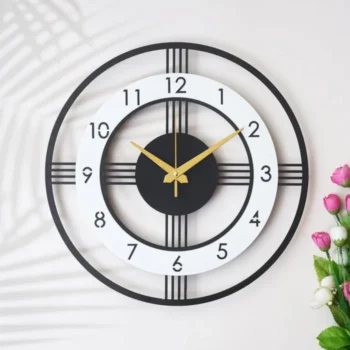 Analog Mid Century Modern Big Size Acrylic Wall Clock