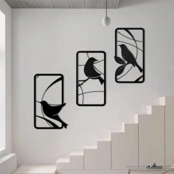(Set of 3) Birds Tree Branch Wall Decor