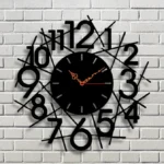 abstract-number-wall-clock-round