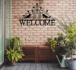 Welcome Home Sign,MDF Word Wall Art, Outdoor House Sign, Entryway Wall Decor, Front Porch Welcome Sign, Farmhouse Decor,Housewarming Gift