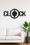 Modern Clock Word Wall Clock